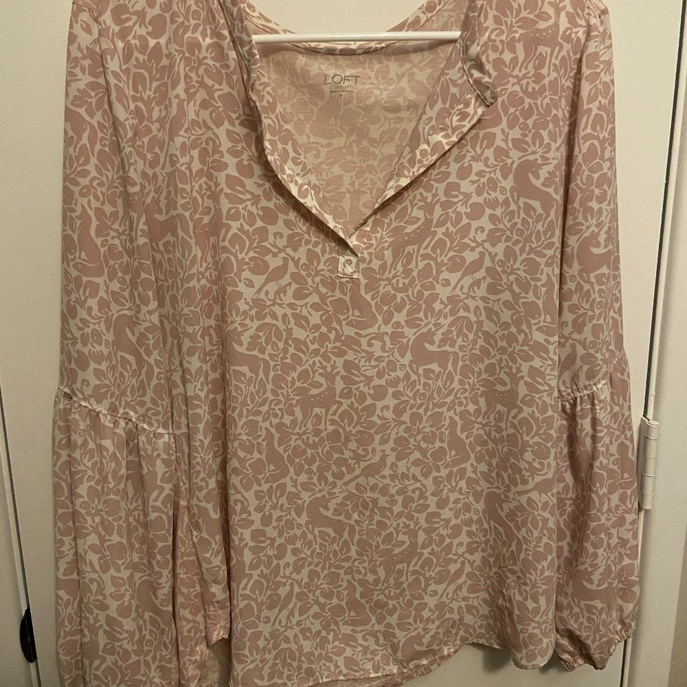 Loft Cute Animal Blouse